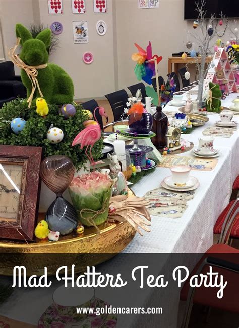 mad hatters tea party accessories|mad hatter tea party menu.